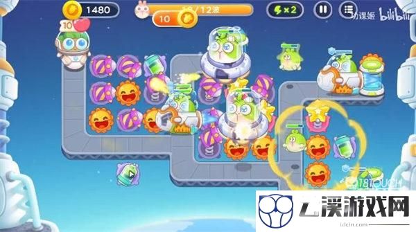 保卫萝卜4太空穿越40关通关攻略