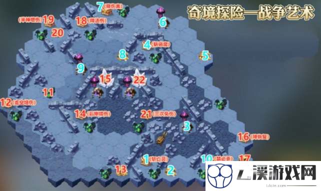 剑与远征战争艺术奇境通关路线图攻略2022
