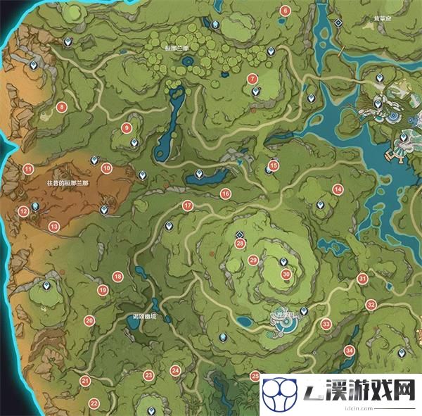 原神须弥所有死域位置一览