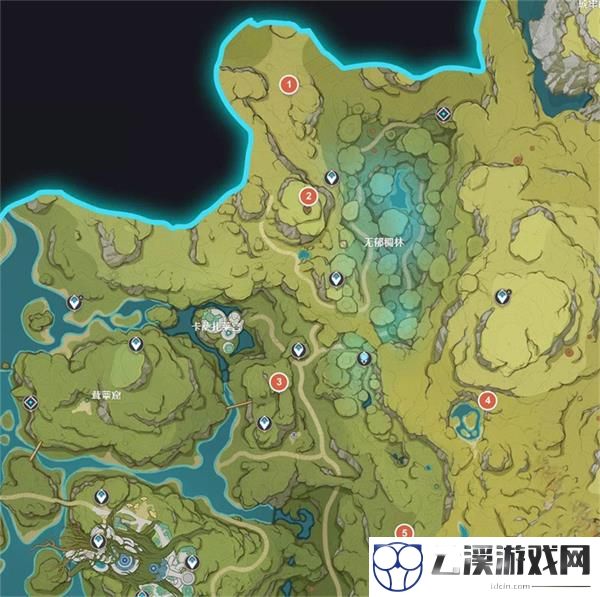 原神须弥所有死域位置一览