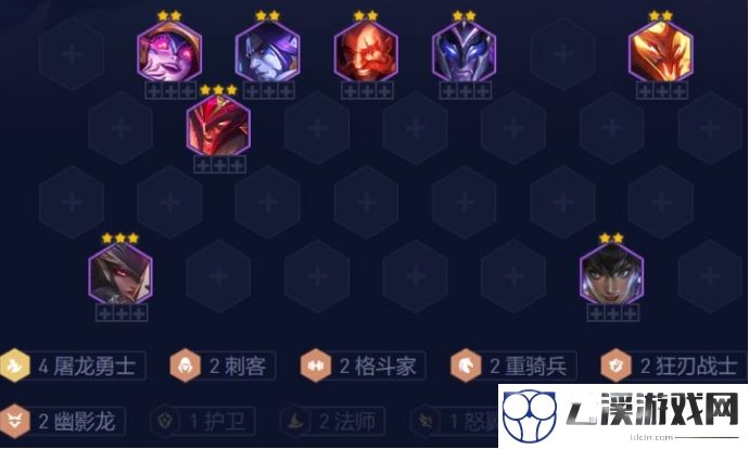 云顶之弈S7.5幽影屠龙勇士阵容攻略