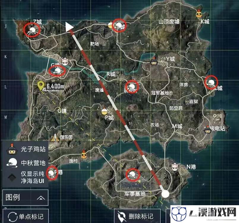 和平精英中秋节打卡点位置一览2022