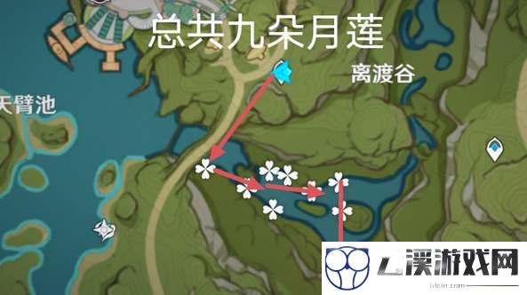 原神月莲采集分布路线图一览
