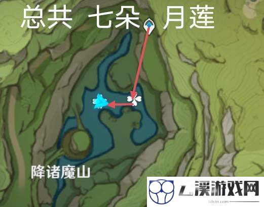 原神月莲采集分布路线图一览