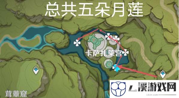 原神月莲采集分布路线图一览