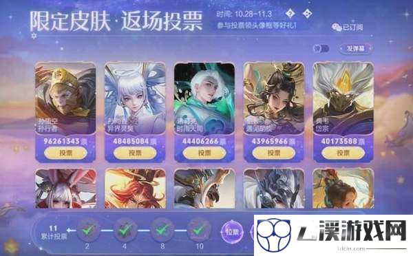 王者荣耀七周年返场皮肤最终名单